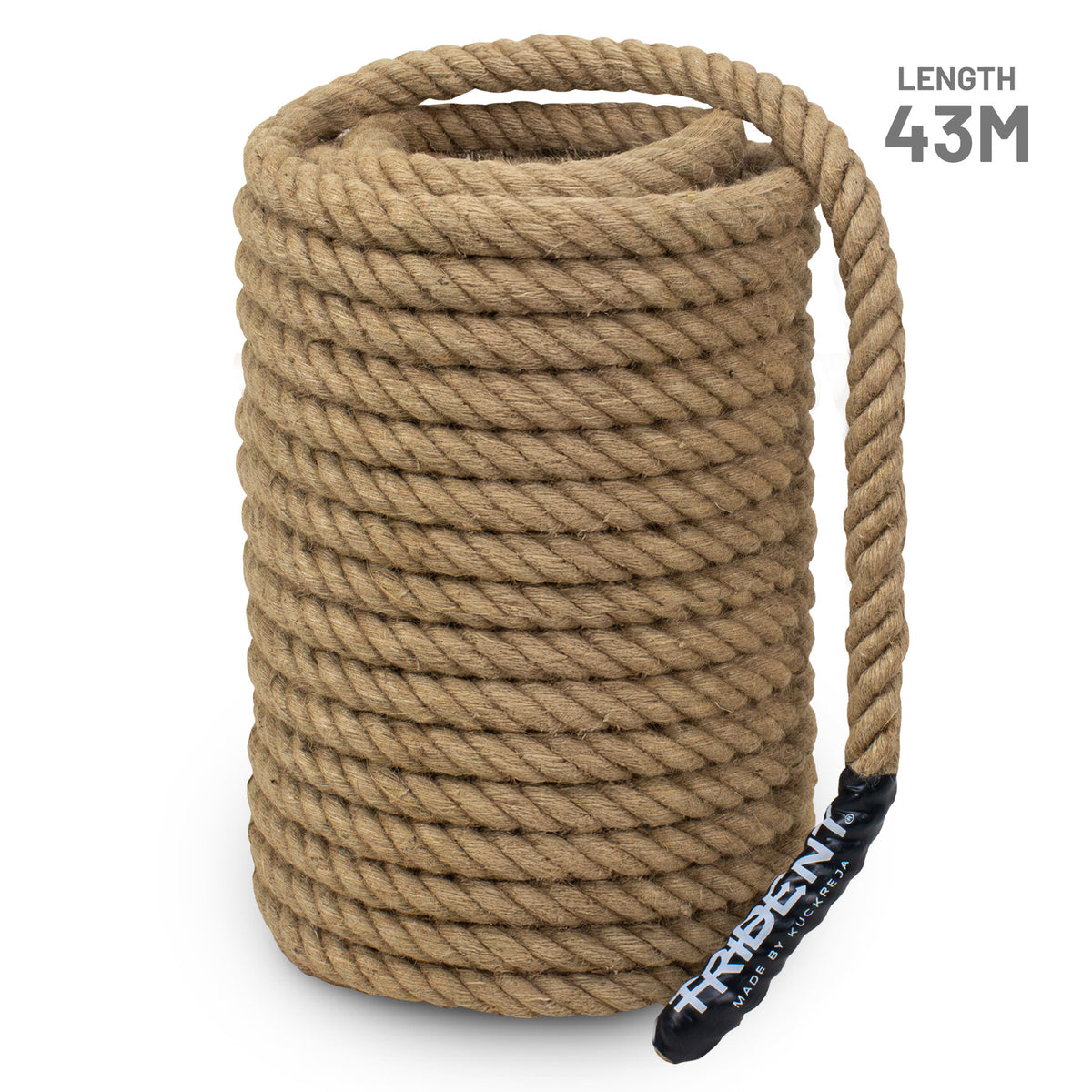 Trident Jute Tug of War Rope - 43m / 140 ft