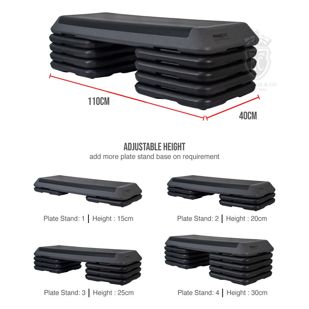 Trident Premium Step Up Board - Black/Grey (109 x 41cm)