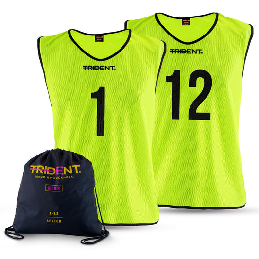 Trident Bibs with Bag - Yellow (1-12)