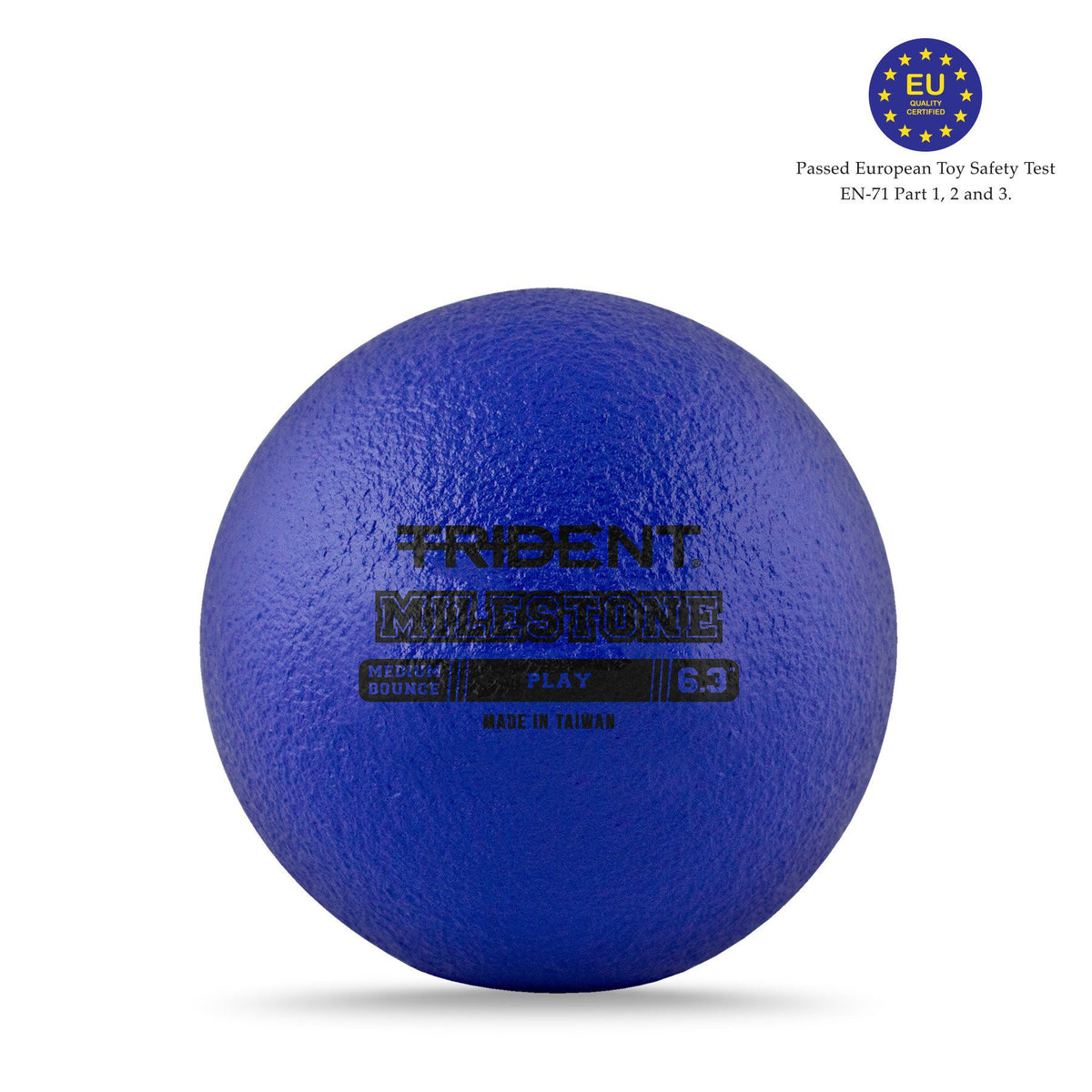 Trident Milestone Play Foam Ball - Blue (6.3")