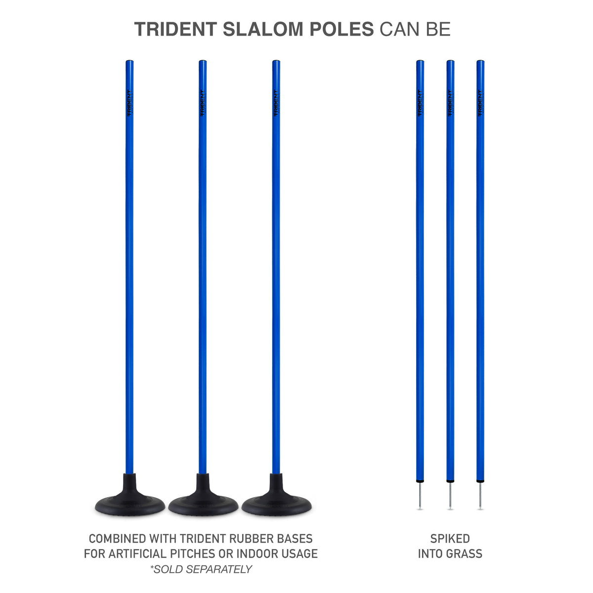 Trident Slalom Pole - Blue
