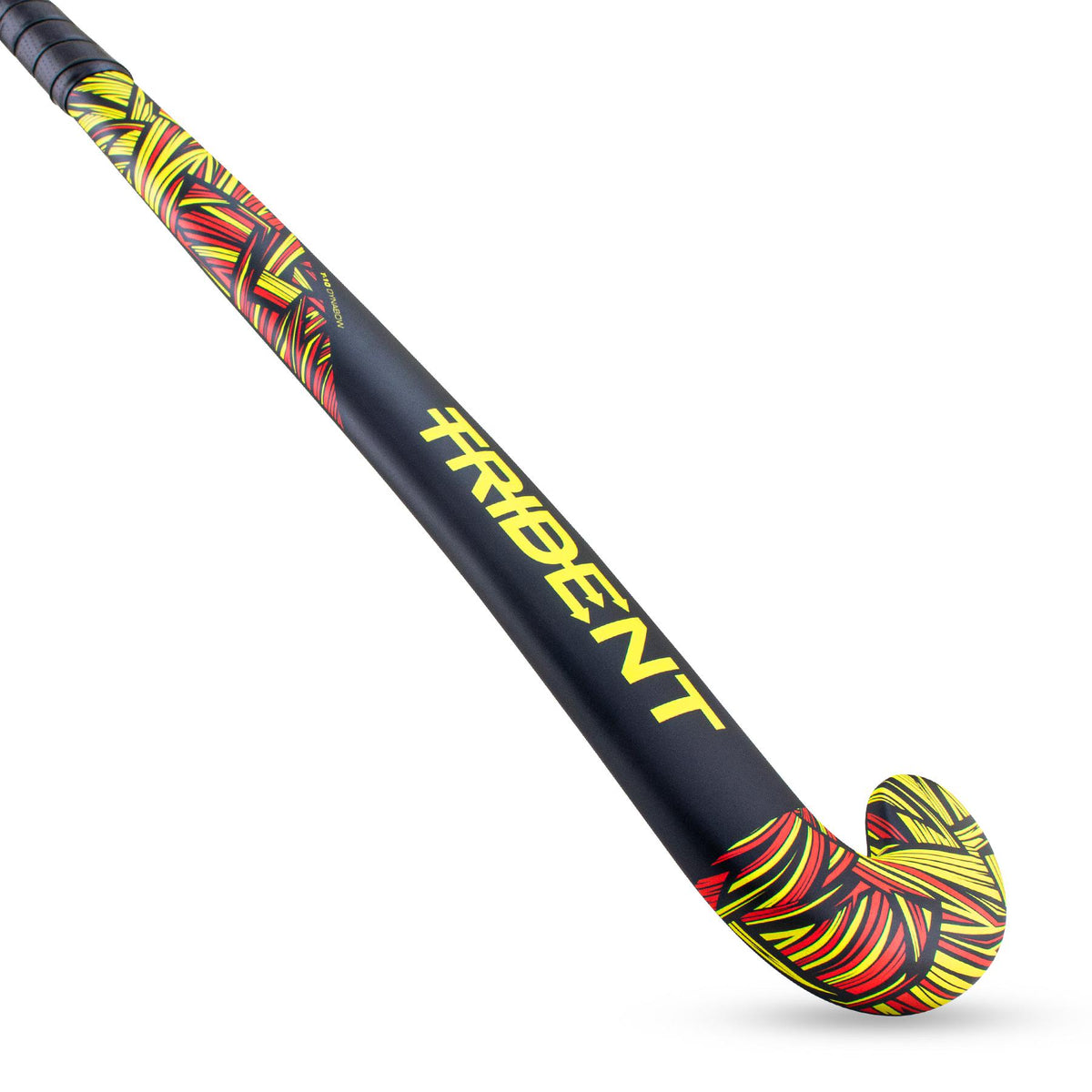 Trident 10 Dynabow Composite Hockey Stick - Yellow/Red