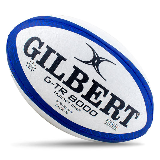 Gilbert GTR 8000 Rugby Ball - Navy (Size 5, 4, 3)