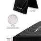 Trident Milestone Double Folding Gym Mat - 180 x 60 x 3cm (Black)
