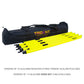 Trident Two-Piece Slalom Pole with Spring - Neon