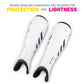 Trident Baseline Hockey Shinguard - White