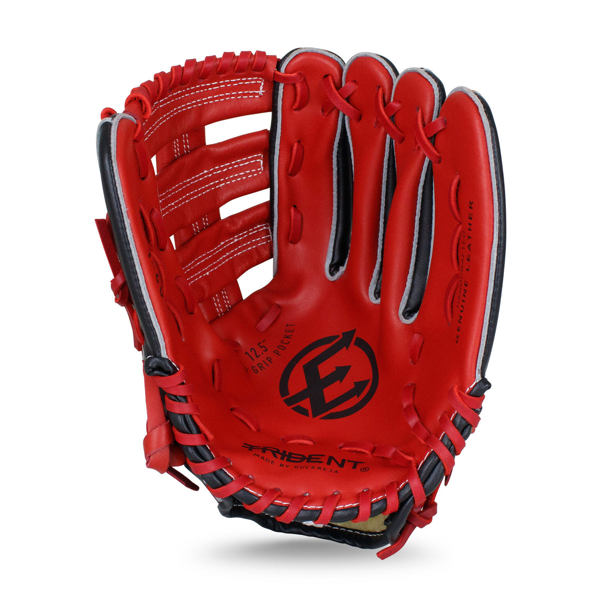 Trident T-60 Softball Glove (Red) - LH (12.5")