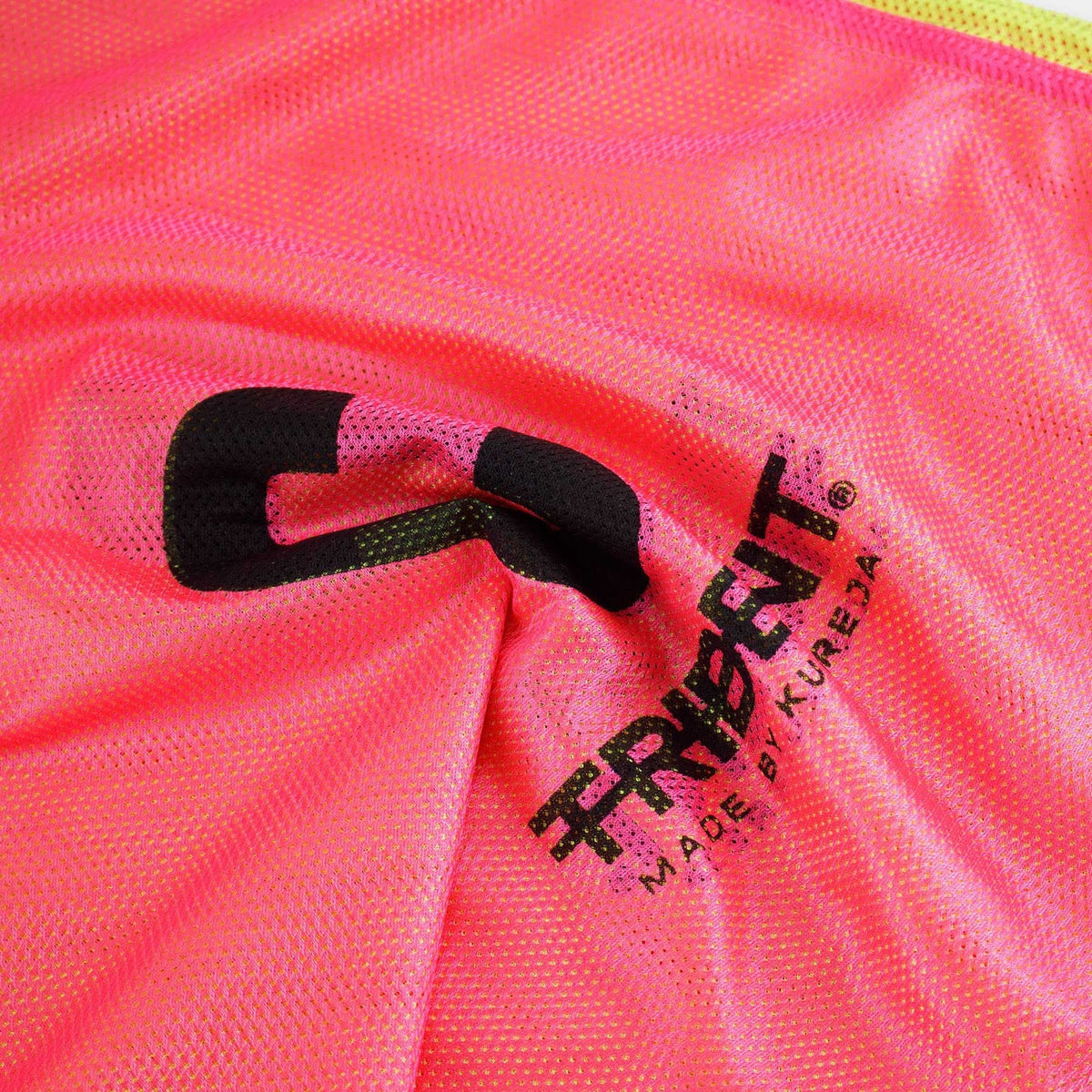 Trident Reversible Netball Bibs Set - Pink/Yellow (Senior)