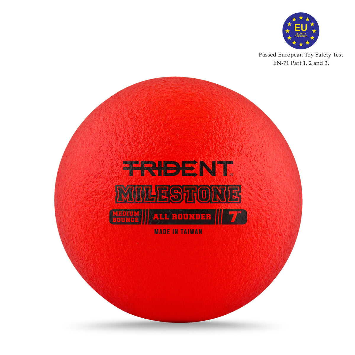 Trident Milestone All Rounder Foam Ball - Red (7")