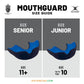 Gilbert X Brace Mouthguard – Black/Blue