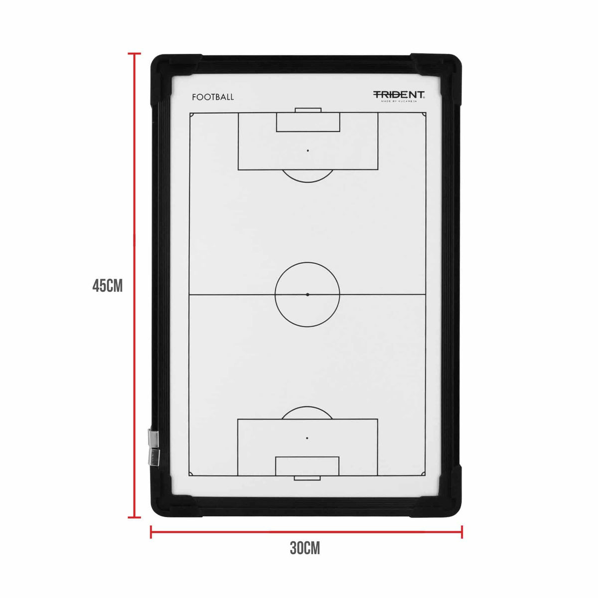 Trident Large Magnetic Coaching Board - Football (30 x 45cm)
