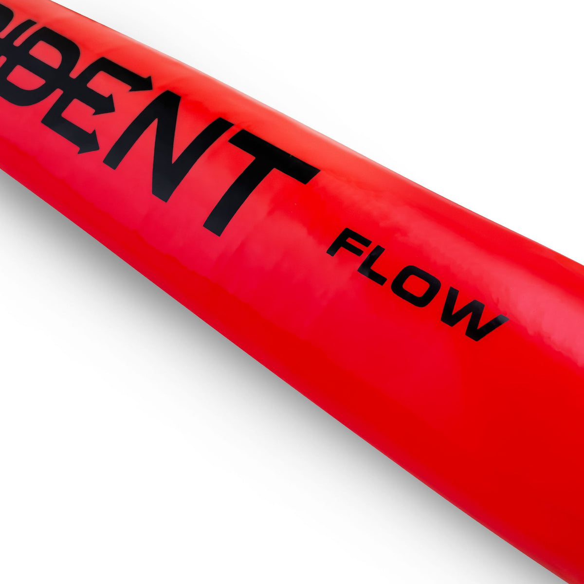 Trident Flow Wooden Hockey Stick - Red