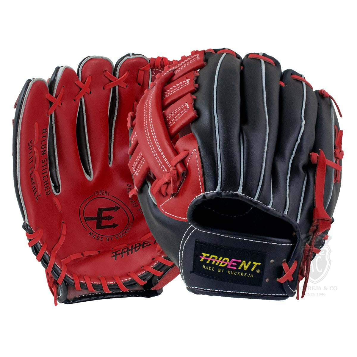 Trident T-60 Softball Glove (Red) - RH (12.5")
