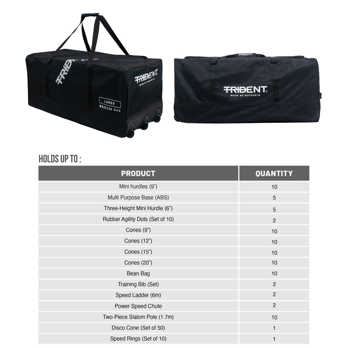 Trident Wheelie Bag - Large