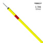 Trident Slalom Pole with Spring - Neon