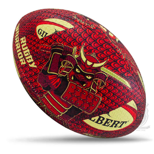 Gilbert Randoms Rugby Ball - Warrior (Size 5)