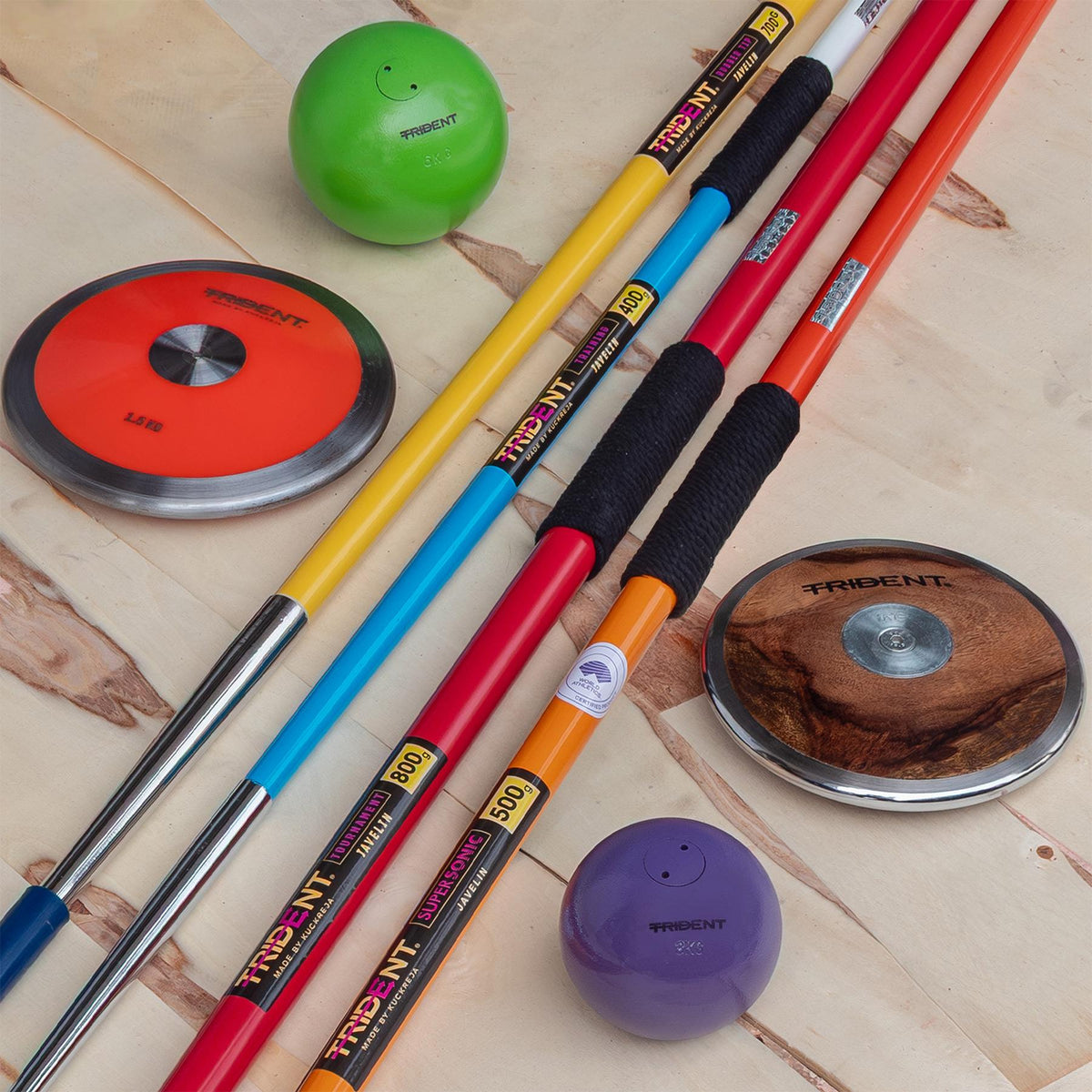 Trident Rubber Tip Javelin - 400g