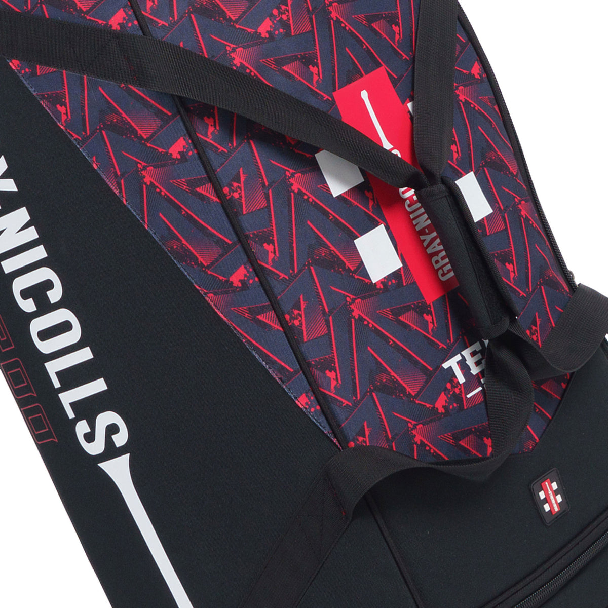 Gray Nicolls Team 200 Wheelie Bag - Black/Red