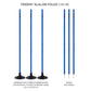 Trident Two-Piece Slalom Pole - Blue