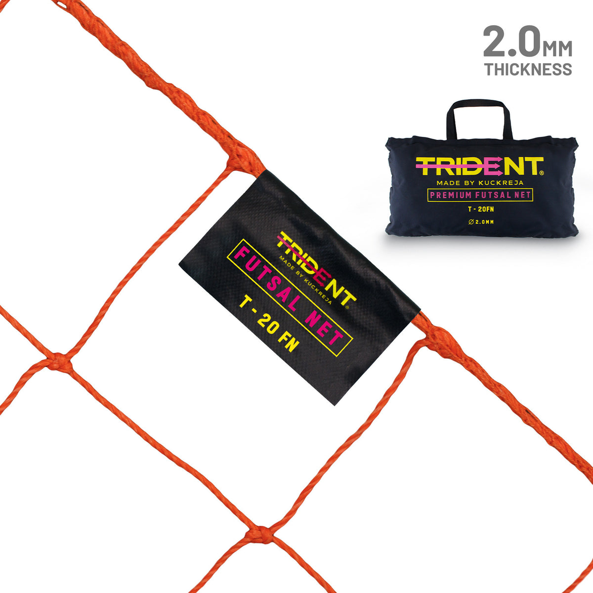 Trident T-20FN Futsal Net (Orange)