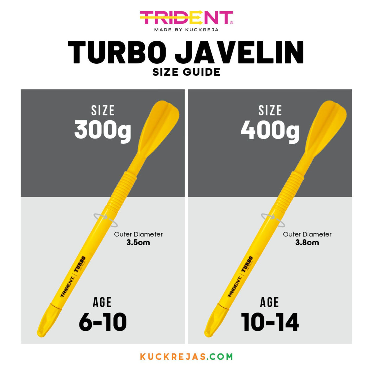 Trident Turbo Javelin - Blue (300, 400g)