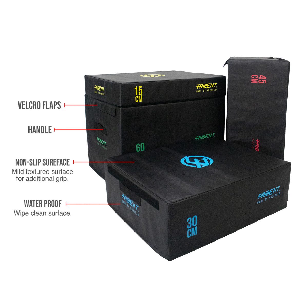Trident Milestone 4 Level Soft Plyo Box