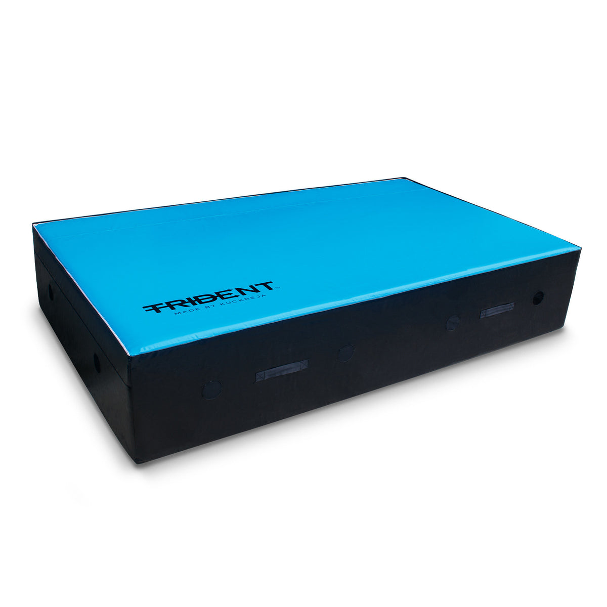 Trident High Jump Landing Mat - 10' x 6' x 18" (Blue/Black)