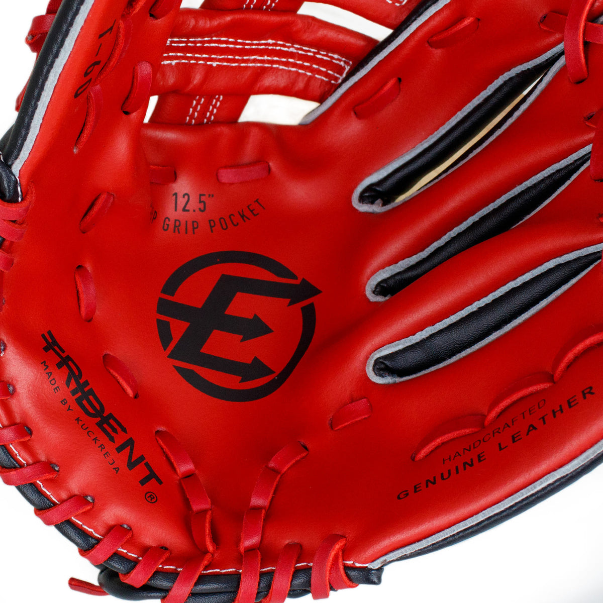 Trident T-60 Softball Glove (Red) - LH (12.5")