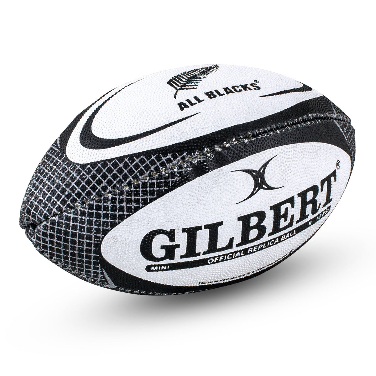Gilbert All Blacks Mini Rugby Ball (Size 1)