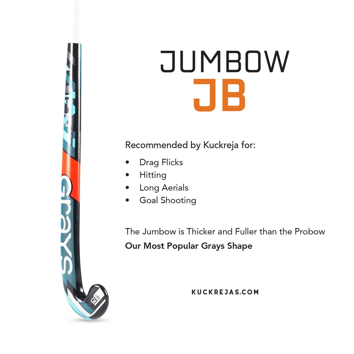 Grays Jumbow 8 Composite Hockey Stick - JB8