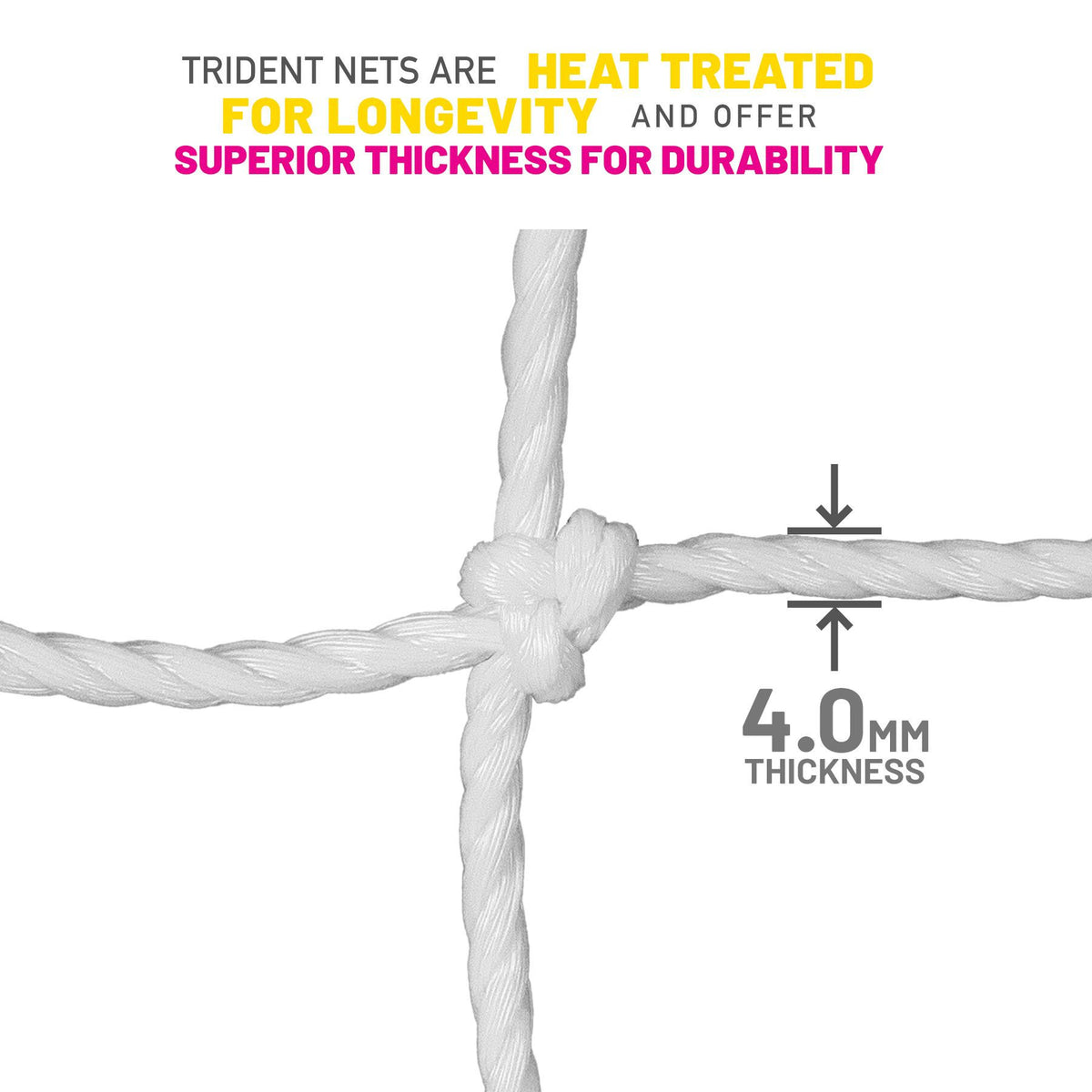 Trident T-40FN Futsal Net (White)
