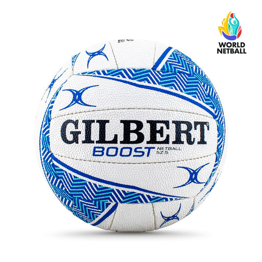 Gilbert Boost Pro Netball - Blue (Size 5)