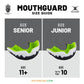Gilbert Viper Pro 3 Mouthguard - Black/White