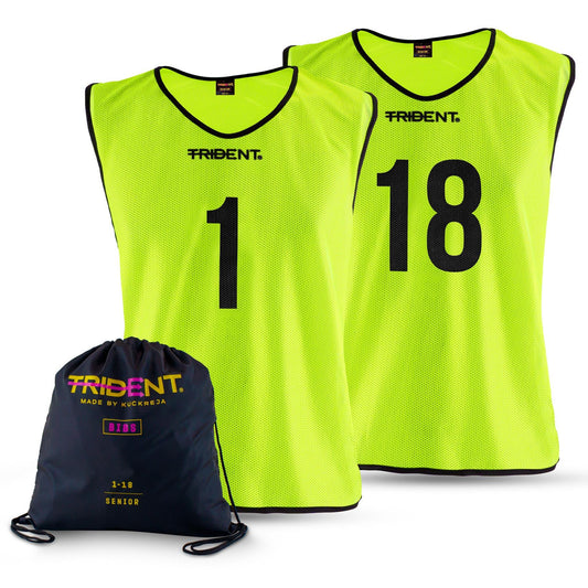 Trident Bibs with Bag - Yellow (1-18)