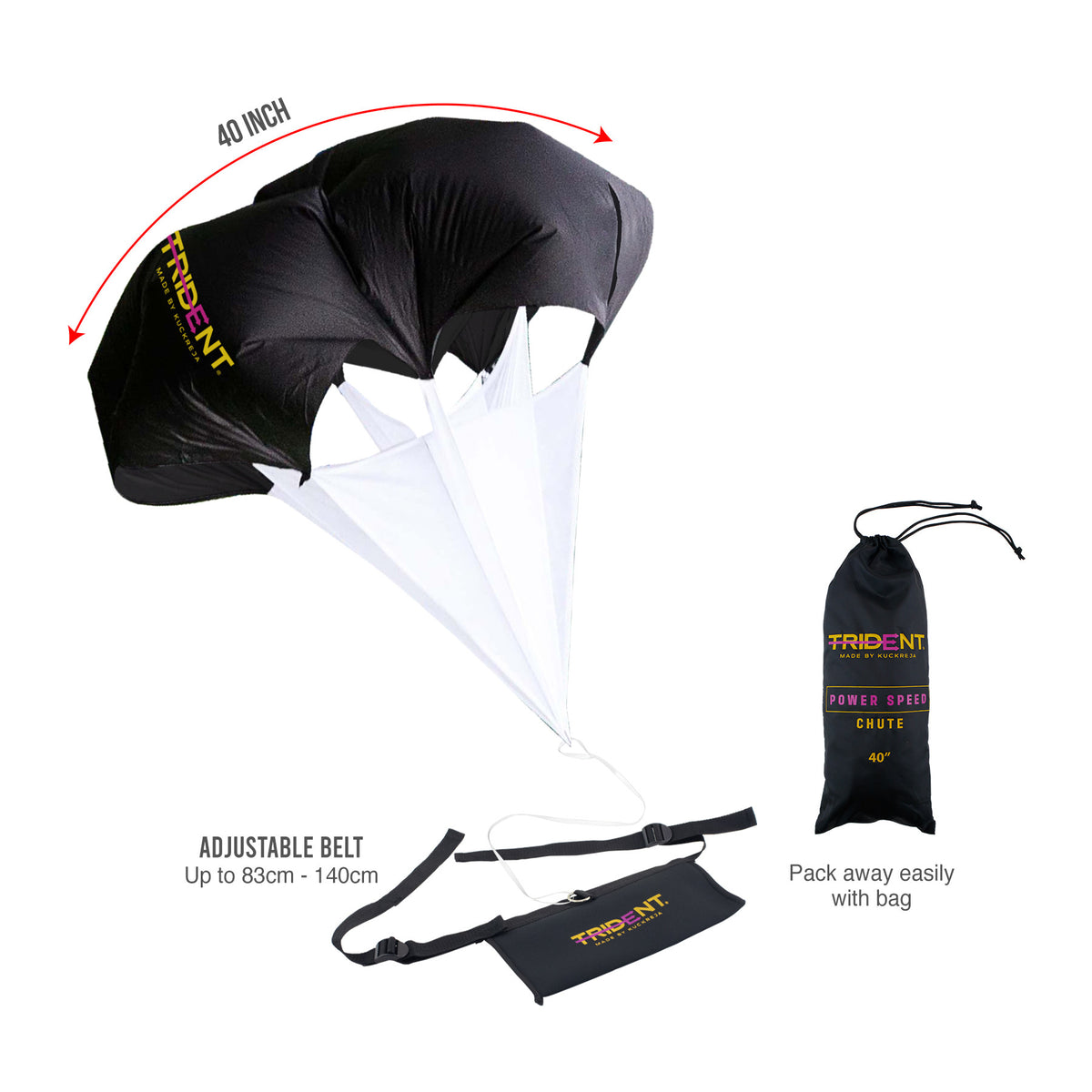 Trident Power Speed Chute - 40"
