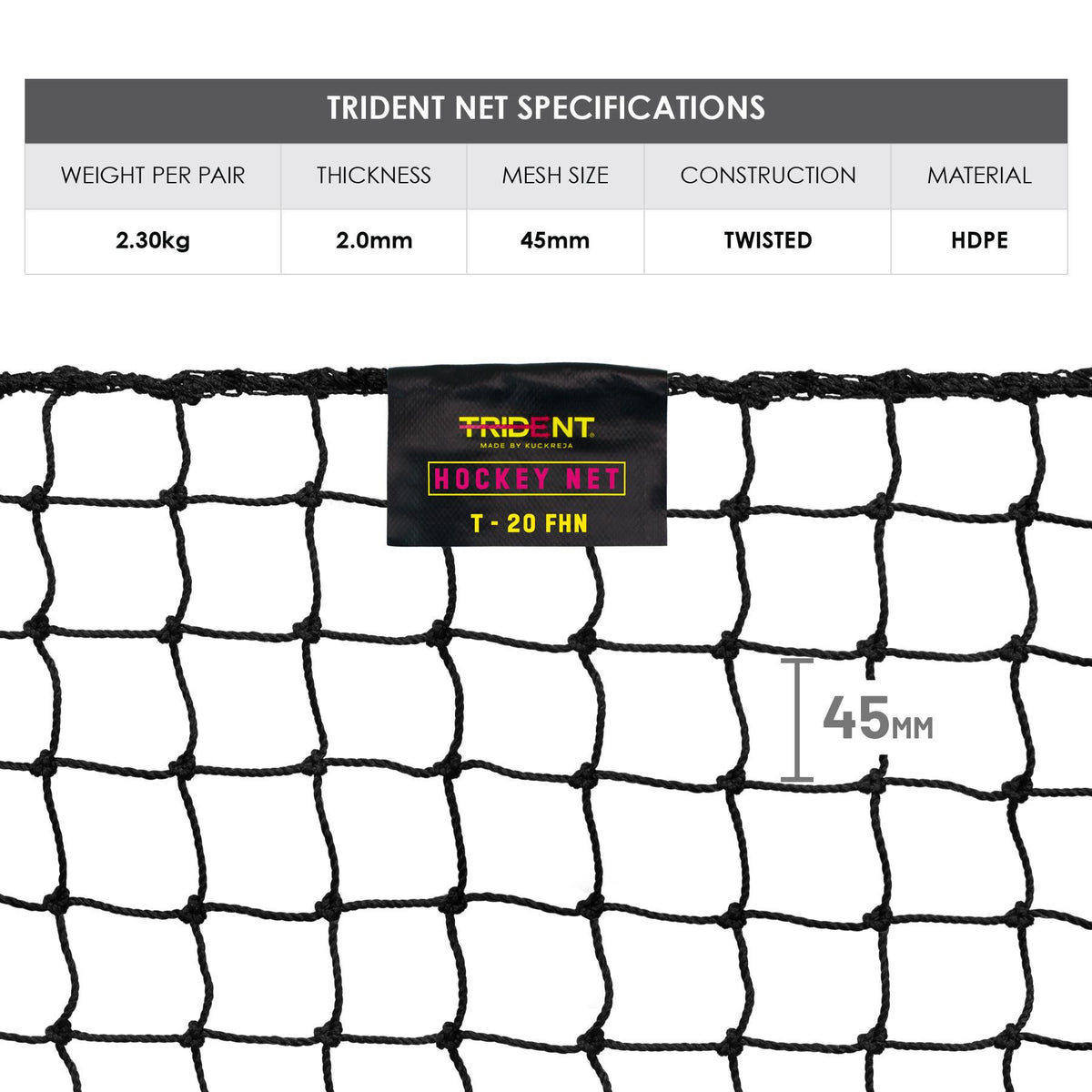 Trident T-20FHN Hockey Net