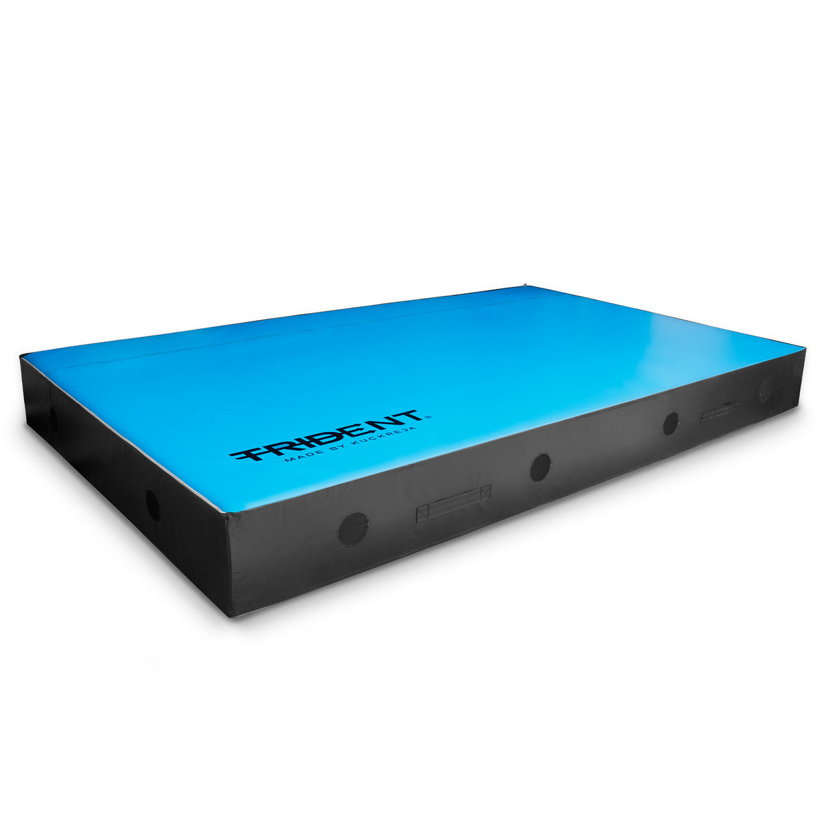 Trident High Jump Landing Mat - 10' x 6' x 12" (Blue/Black)