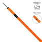 Trident Two-Piece Slalom Pole with Spring - Orange