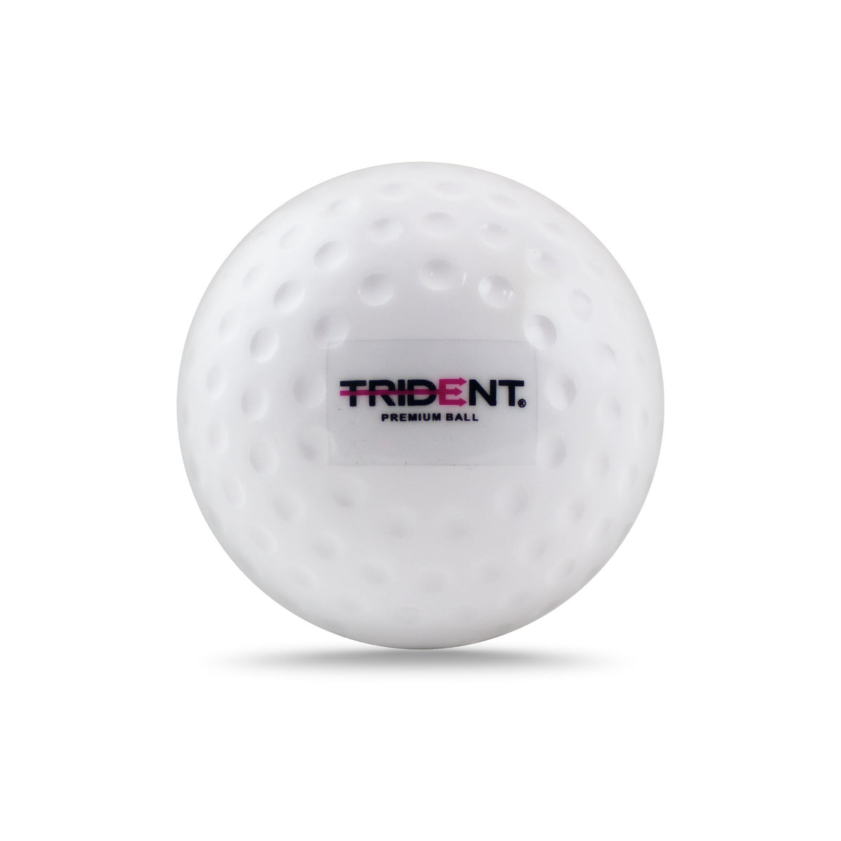 Trident Premium Dimple Hockey Ball - White