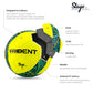 Trident Stage 2.0 Training Football - Size 4 (Mint)
