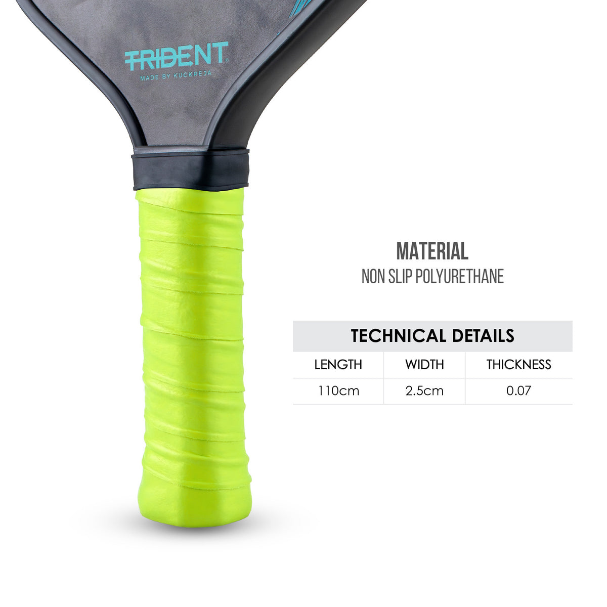 Trident Pickleball Paddle Grip - Neon