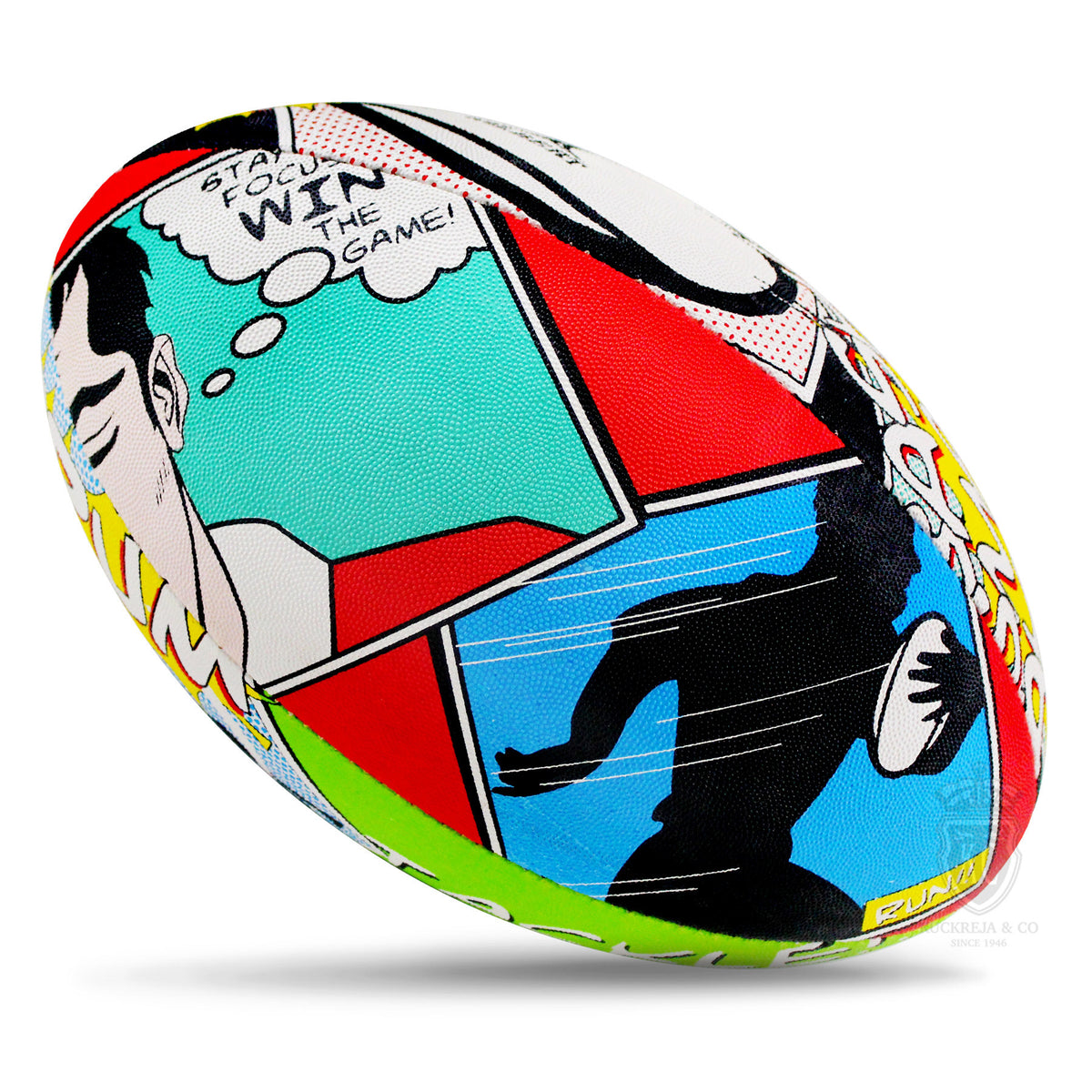 Gilbert Randoms Rugby Ball - Focus (Size 5)