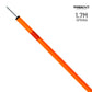 Trident Slalom Pole with Spring - Orange
