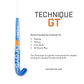 Grays Aura Junior Wooden Hockey Stick - Blue (34")