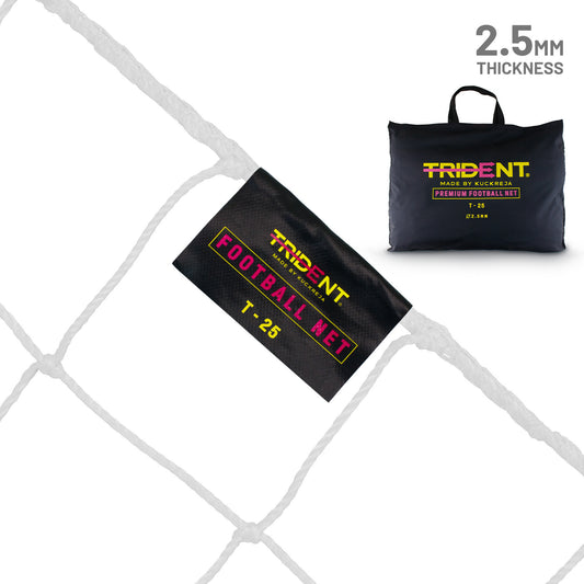 Trident T-25 Football Net (White)