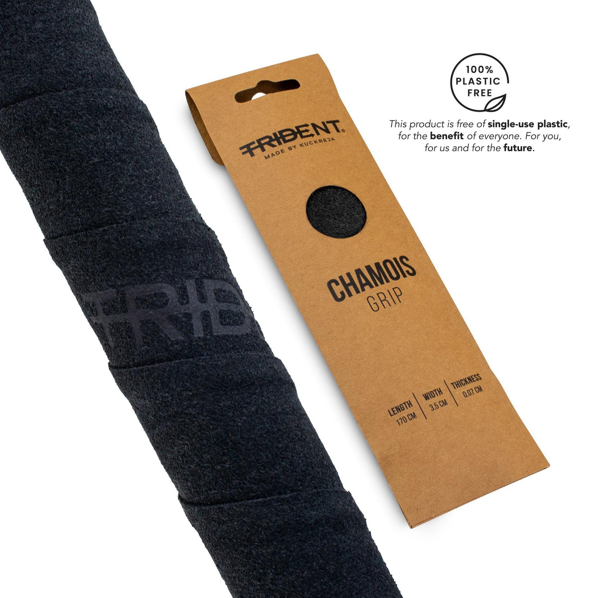 Trident Master Chamois Grip - Black