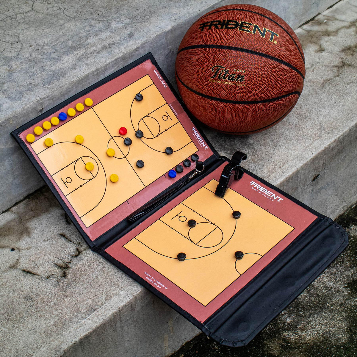 Trident Magnetic Coaching Folio - Basketball