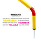Trident Slalom Pole with Spring - Yellow