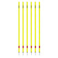 Trident Slalom Pole with Spring - Neon