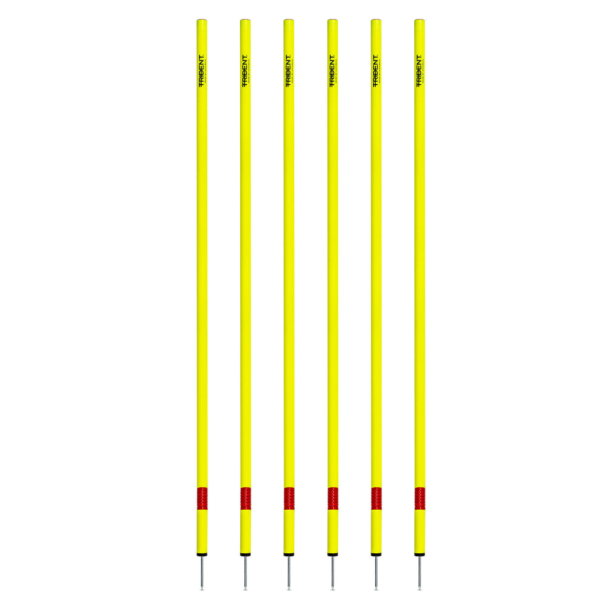 Trident Slalom Pole with Spring - Neon